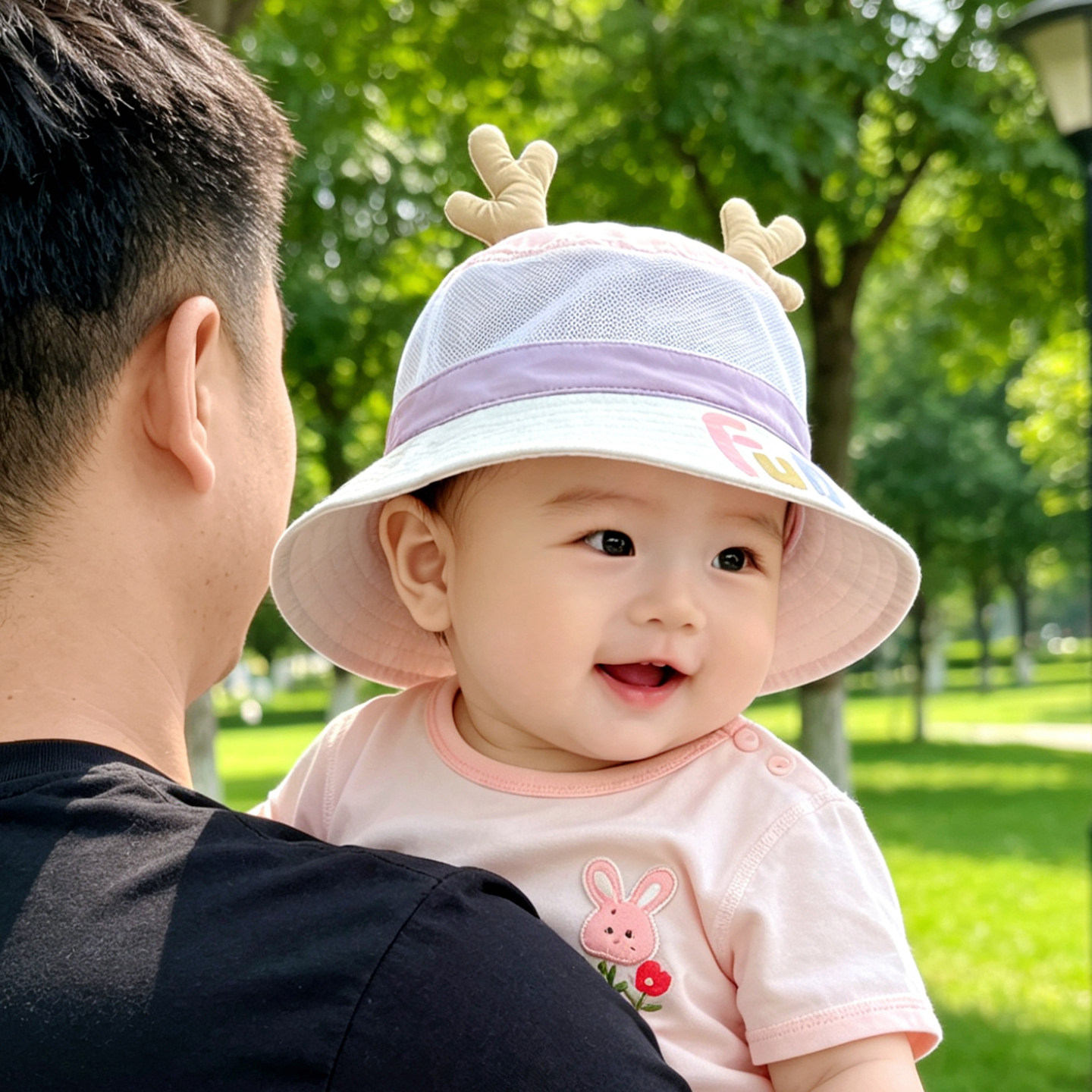 宝宝防晒帽夏薄款速干遮阳帽户外