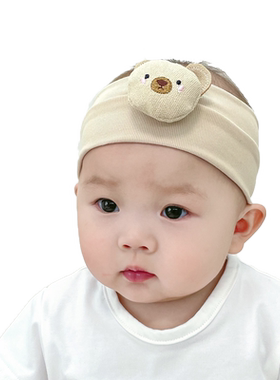 婴儿发带夏季薄款男宝宝帽子