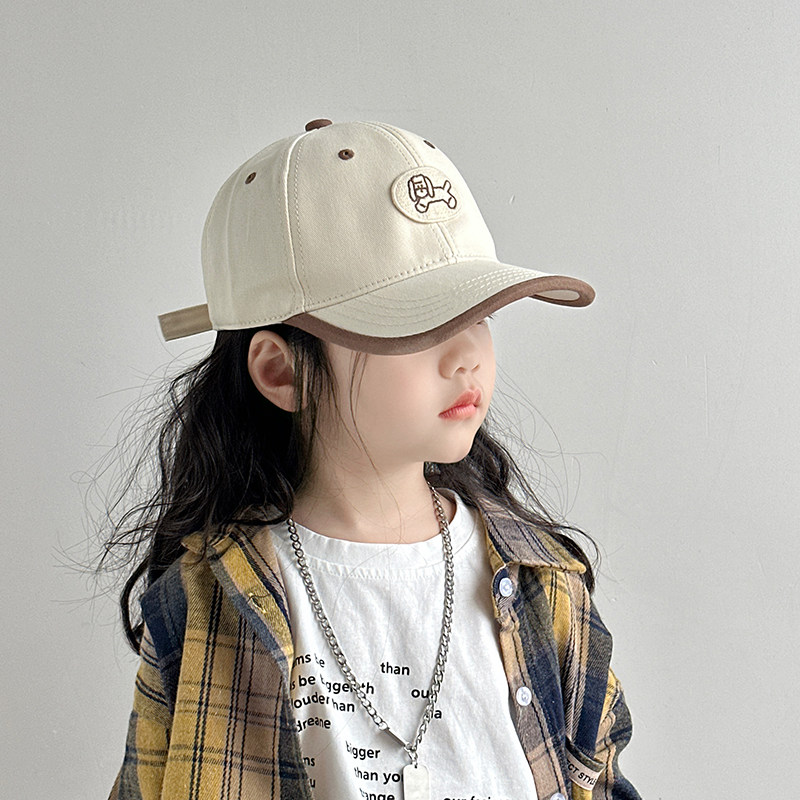 儿童帽子女孩秋冬季棒球帽遮阳防晒薄款韩版潮男孩户外鸭舌帽男童