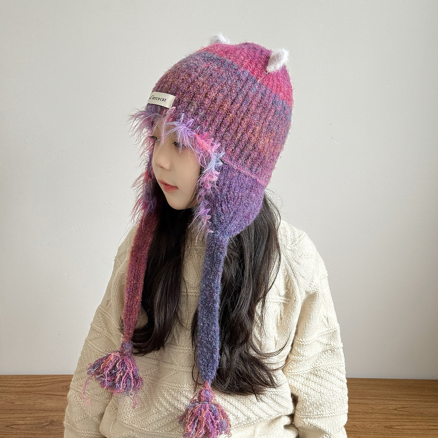 儿童冬季帽子保暖女孩毛线帽护耳防寒女童针织帽秋冬季防风洋气帽,童装/婴儿装/亲子装,帽子,淘宝优惠券,粉丝福利购,淘宝优惠卷