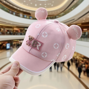 宝宝帽子秋冬季可爱超萌棒球帽洋气时髦儿童外出鸭舌帽早秋一岁帽