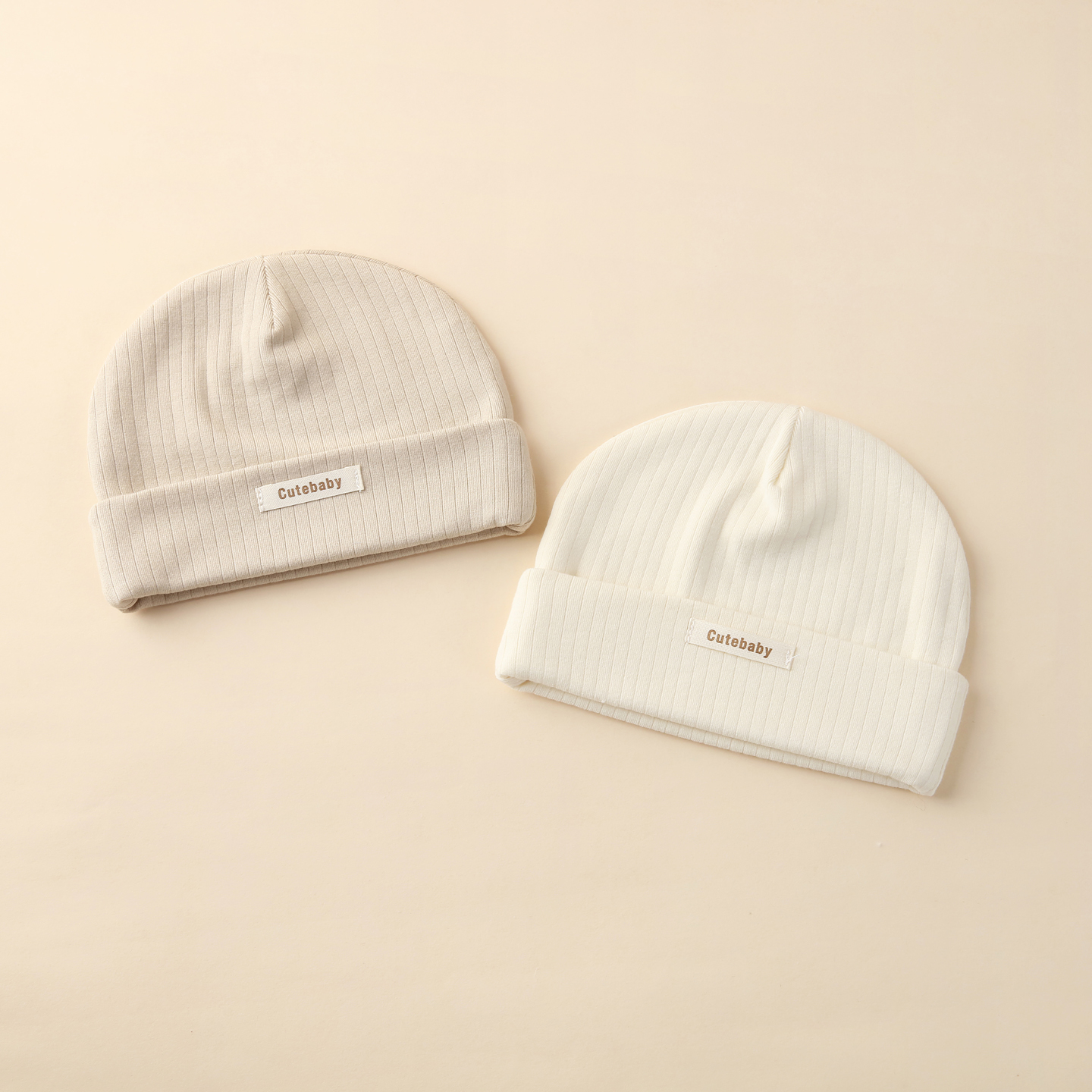 婴儿帽子秋冬季新生儿胎帽洋气