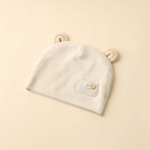 胎帽新生儿秋冬季0到3个月初生儿