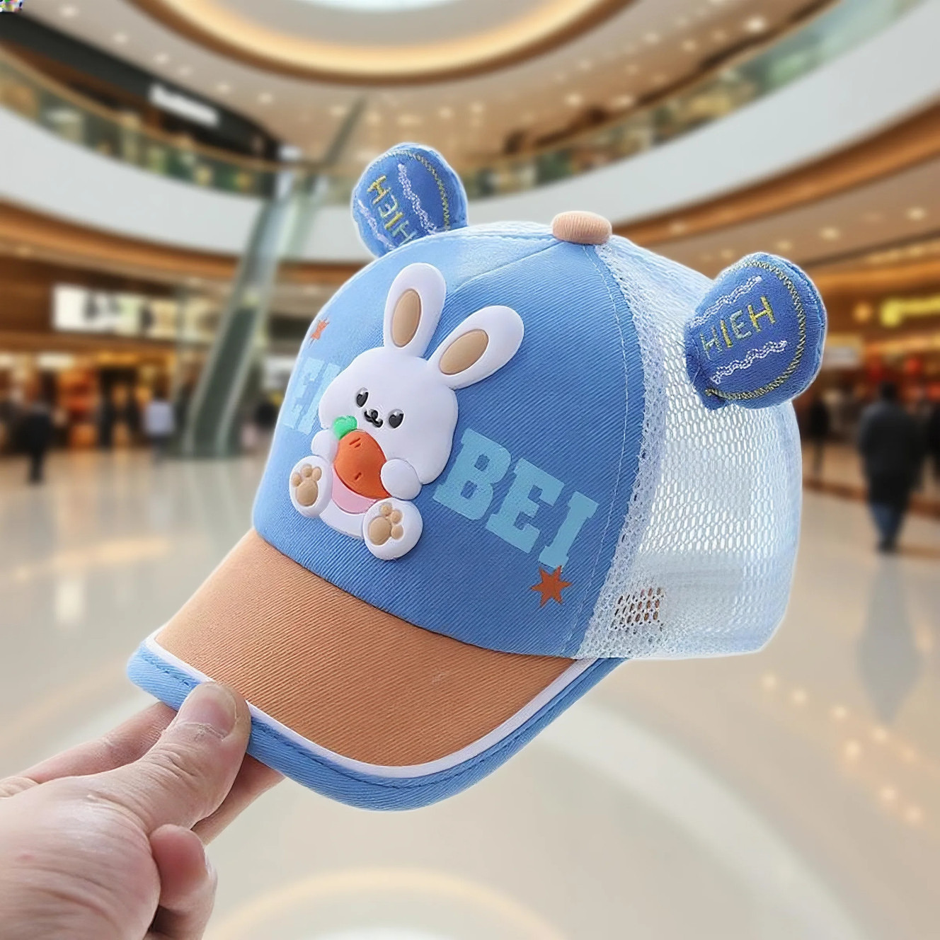 婴儿帽子夏季薄款棒球帽男宝6到12个月小月龄宝宝鸭舌帽遮阳防晒