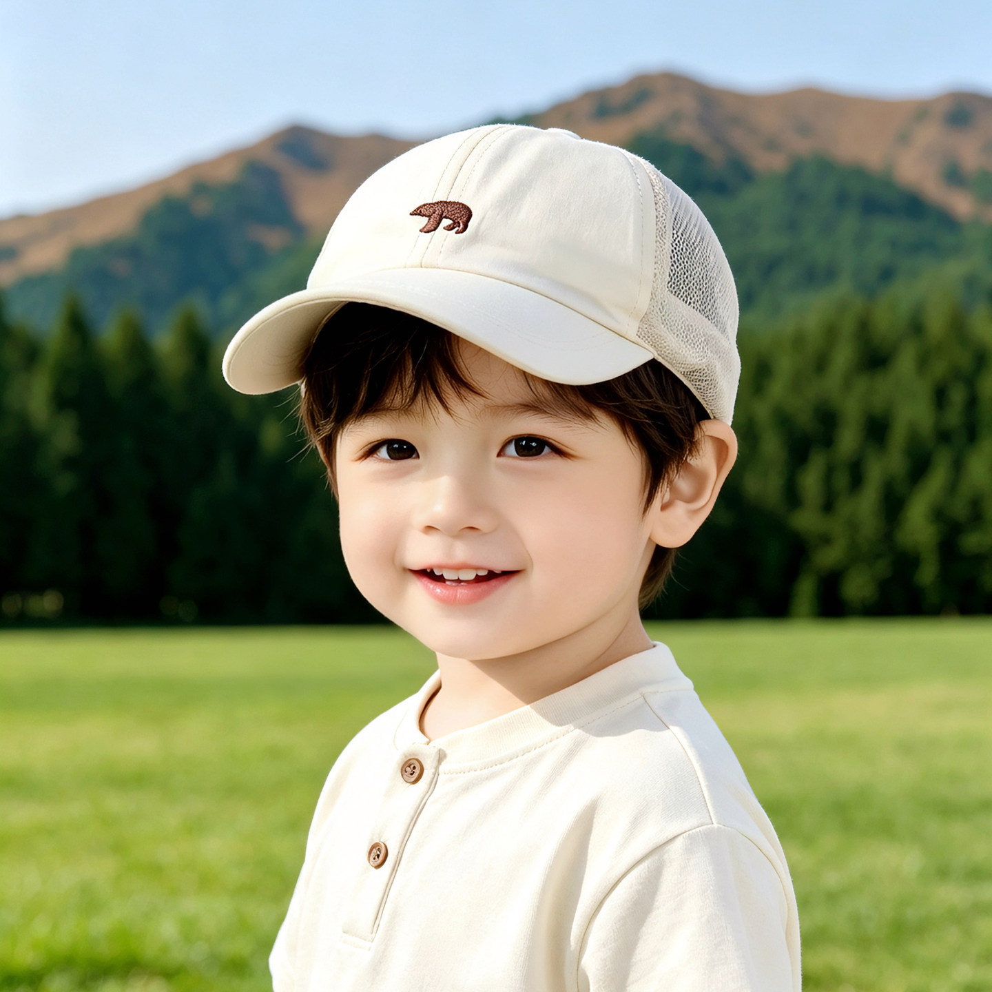 儿童帽子男孩棒球帽夏薄款2026新款遮阳防晒男童鸭舌帽炸街痞帅帽