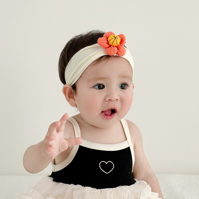 婴儿帽子夏季薄款2026新款发带