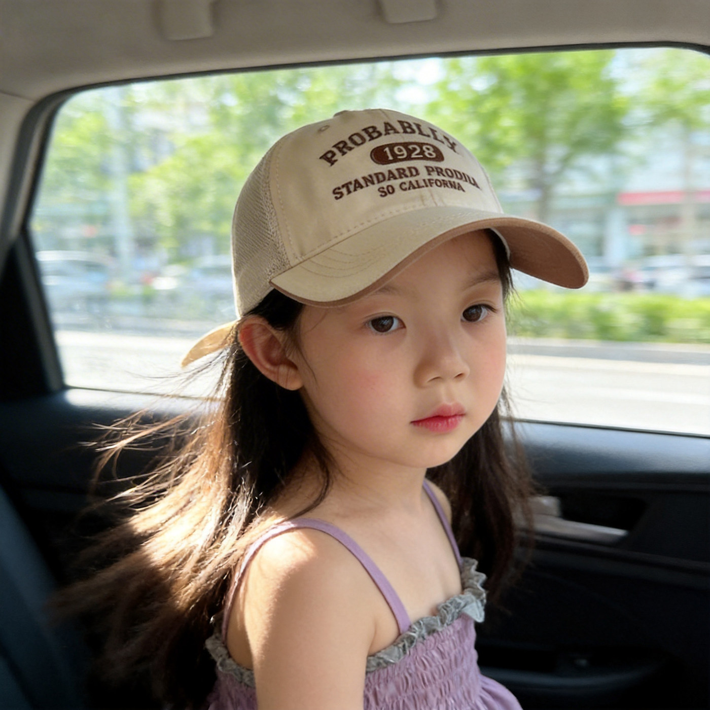 儿童防晒帽夏季薄款外出女孩遮阳帽夏款女童酷帅鸭舌帽男童棒球帽