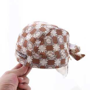 婴儿帽子秋冬款宝宝海盗帽男宝洋气头巾帽韩系2025新款秋季一岁帽