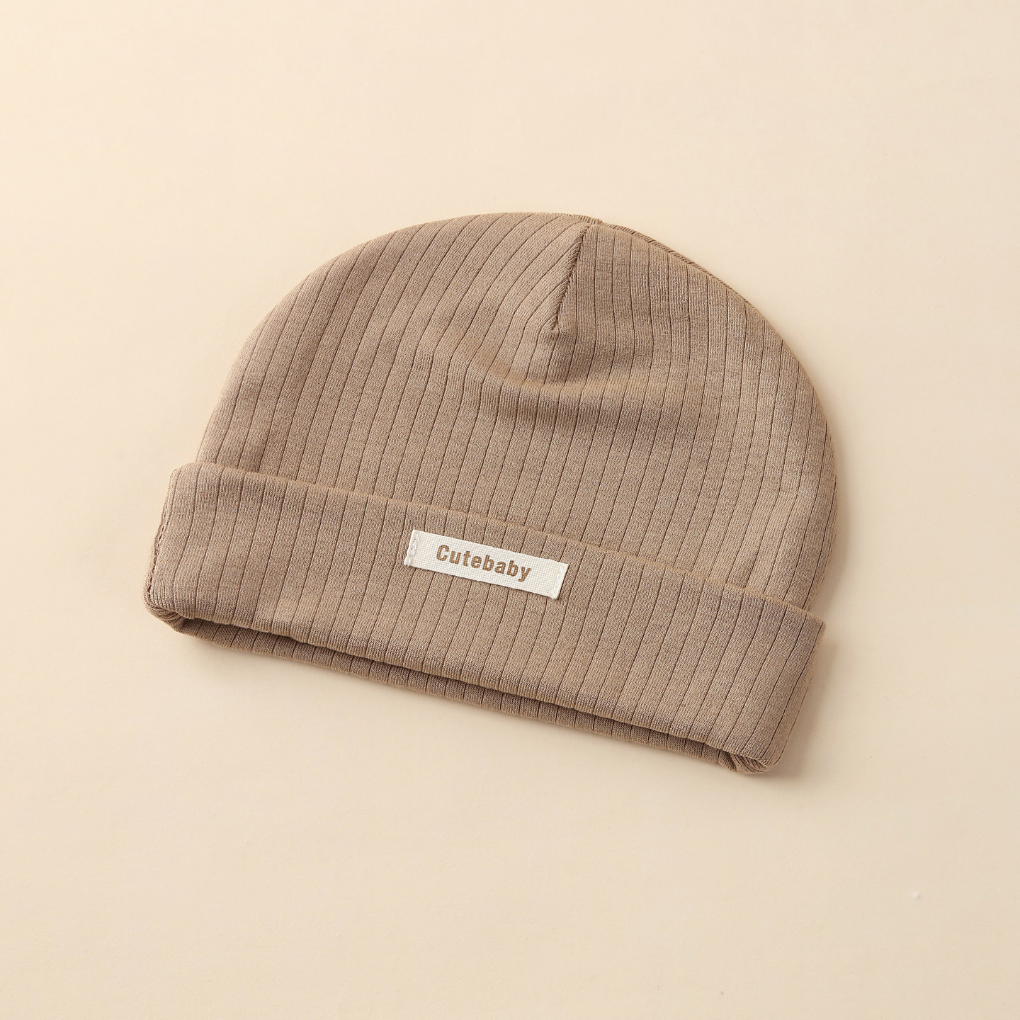 婴儿帽子0到3个月小月龄宝宝胎帽秋冬季薄款遮囟门六个月男宝洋气