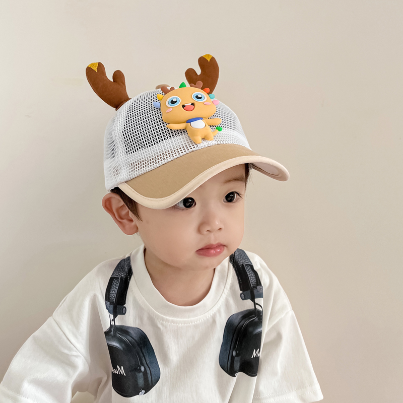儿童帽子夏季男孩鸭舌帽遮阳帽宝宝太阳帽2026新款男童棒球帽男宝