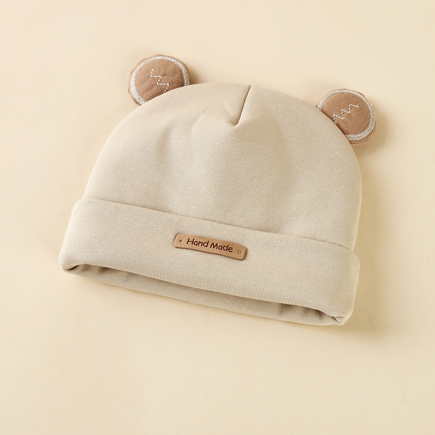 婴儿帽子冬天超可爱胎帽保暖