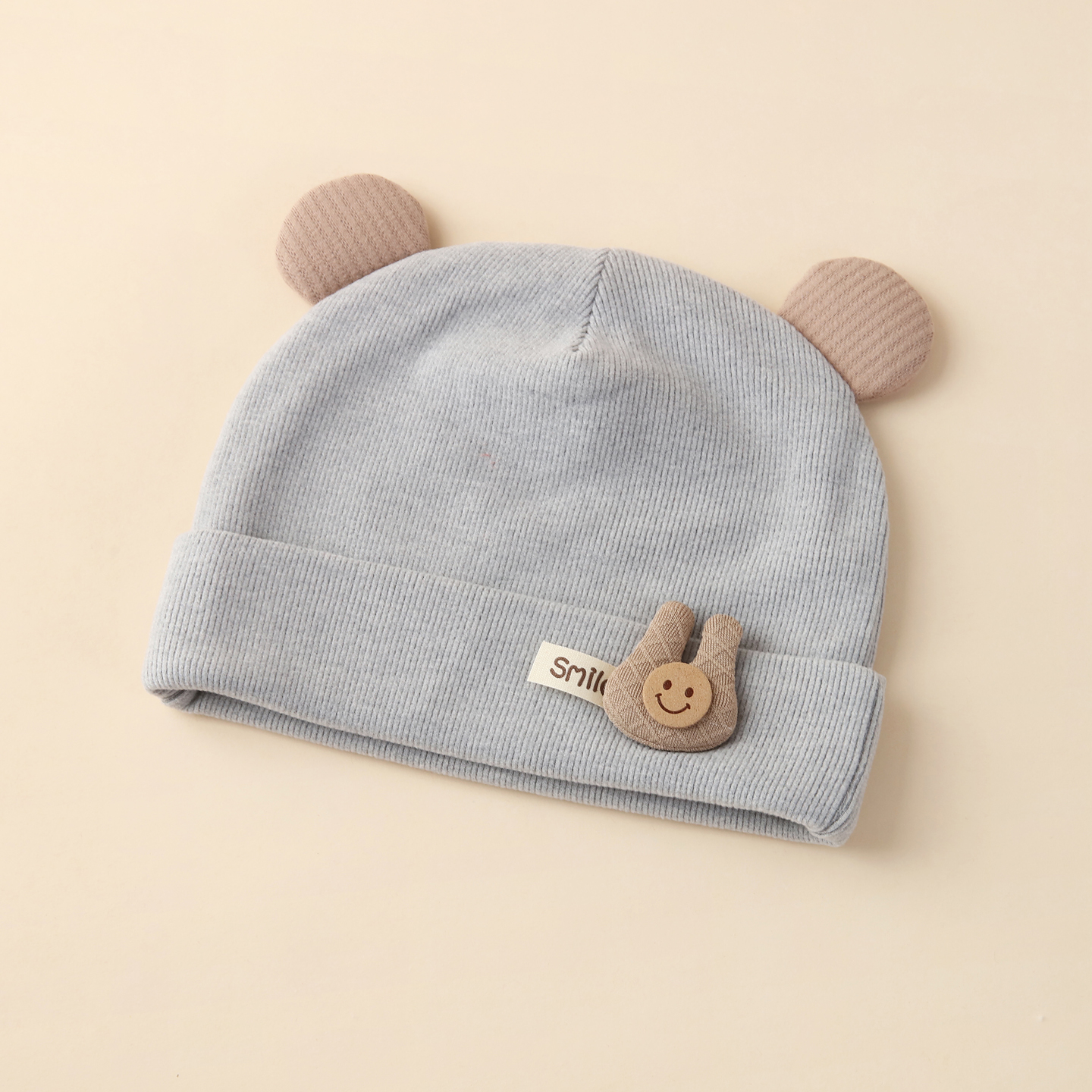 宝宝帽子秋冬季护囟门帽洋气