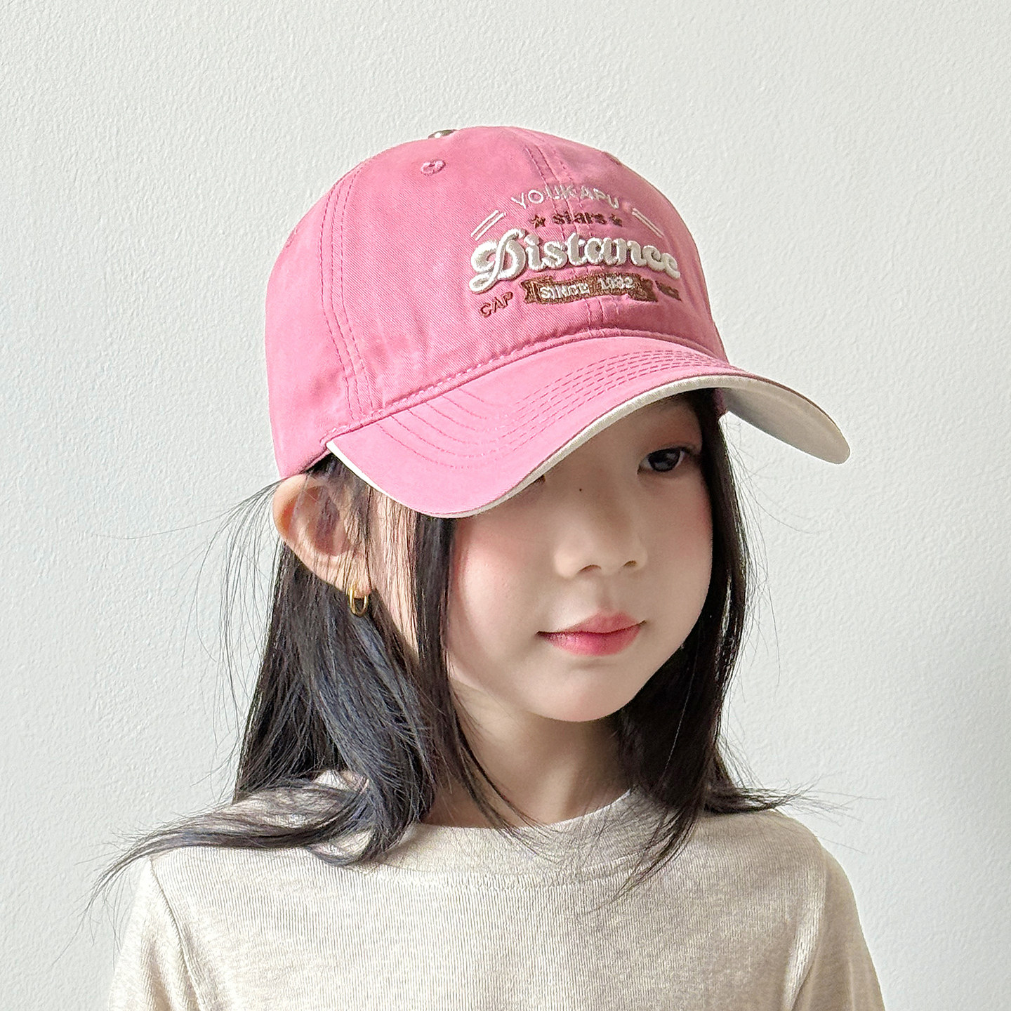 儿童帽子女孩户外秋冬季棒球帽