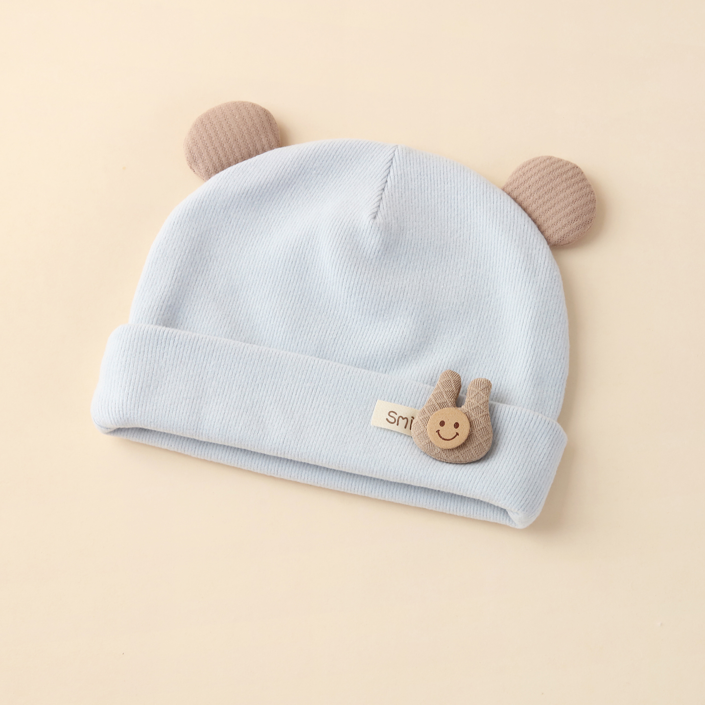 宝宝帽子秋冬季护囟门帽洋气