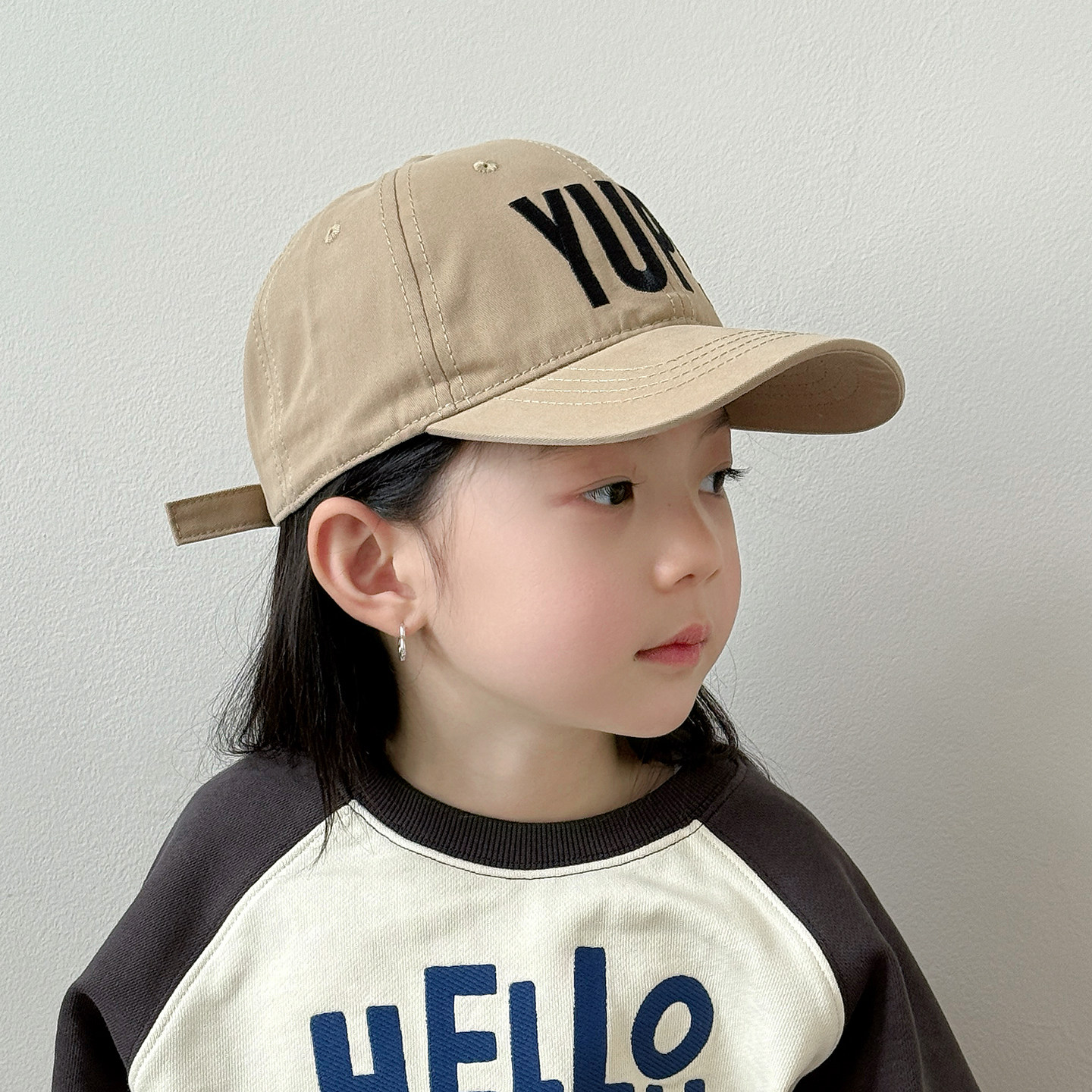 儿童帽子女孩秋冬季棒球帽