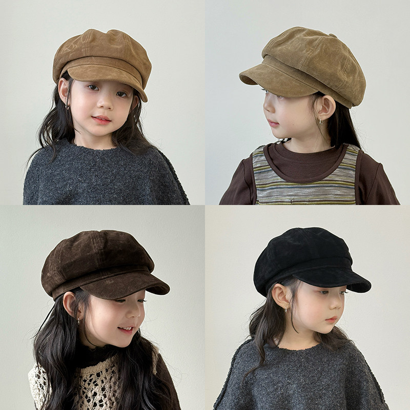 女童帽子秋冬季韩版复古贝雷帽洋气儿童简约报童帽百搭女孩八角帽,童装/婴儿装/亲子装,帽子,淘宝优惠券,粉丝福利购,淘宝优惠卷