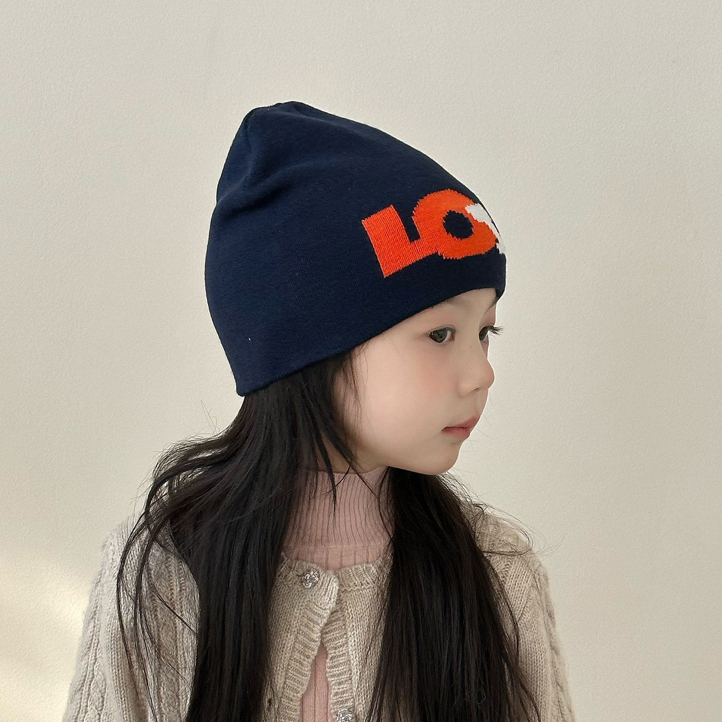 儿童帽子女孩2025新款秋冬季毛线帽冷帽韩系潮女童保暖针织帽冬天
