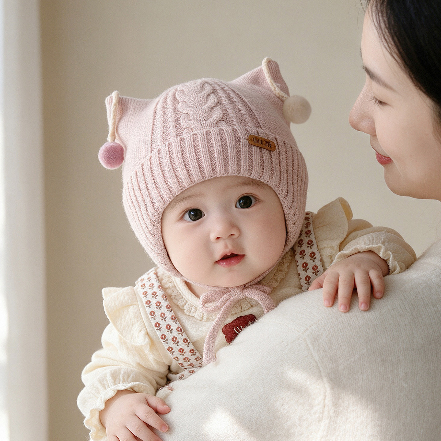 宝宝帽子秋冬季6到12个月婴儿