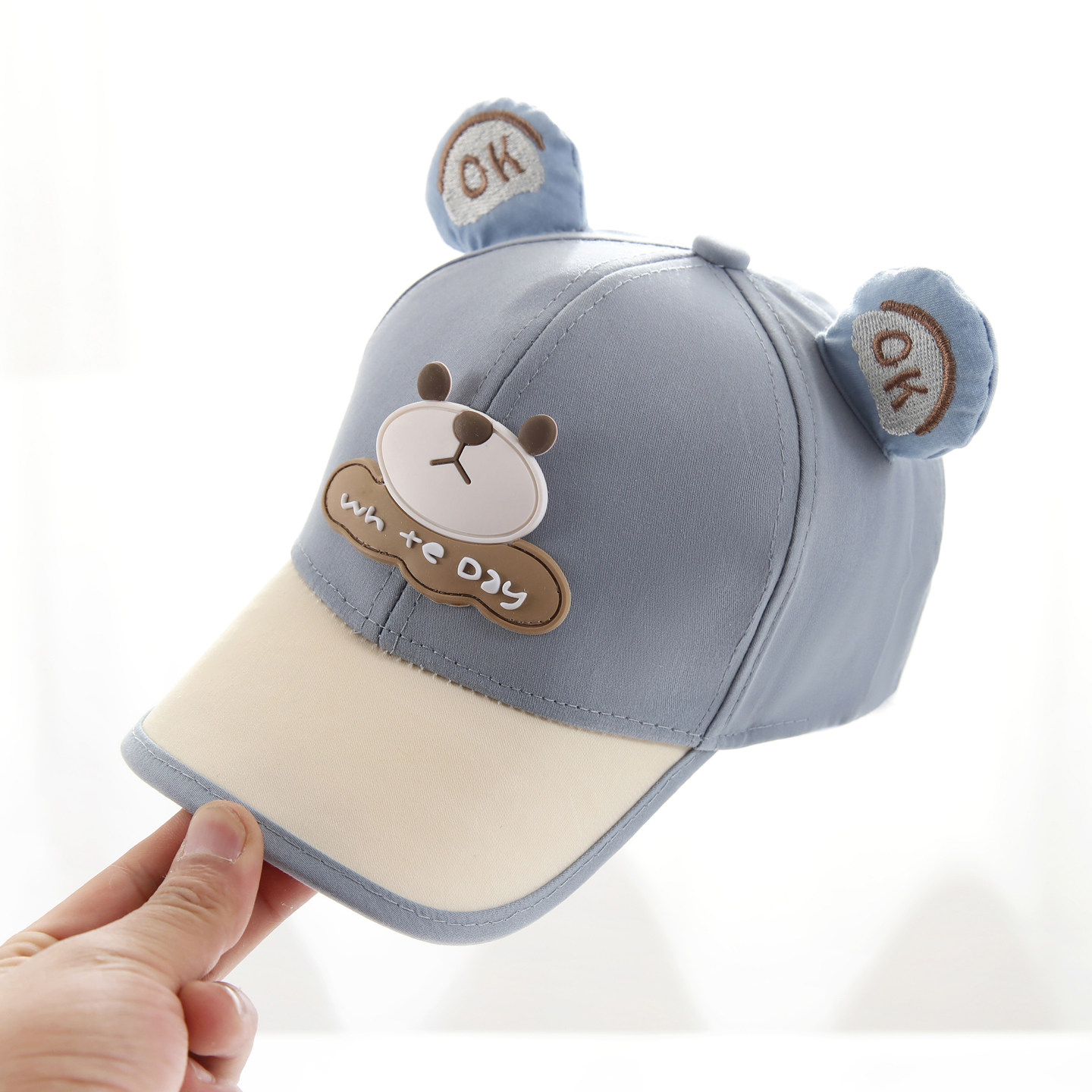 儿童帽子男孩春秋季薄款可爱棒球帽洋气遮阳防晒男童户外鸭舌帽潮