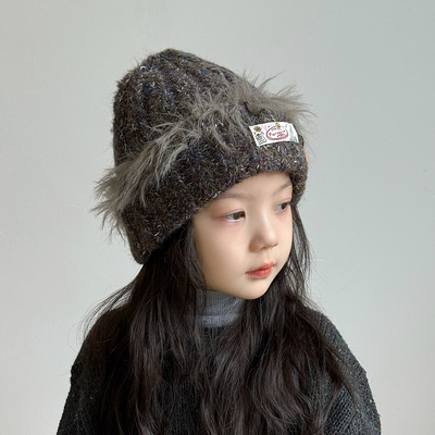 女童毛线帽保暖韩系洋气保暖