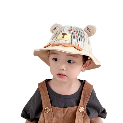 宝宝帽子夏季遮阳帽薄款渔夫帽