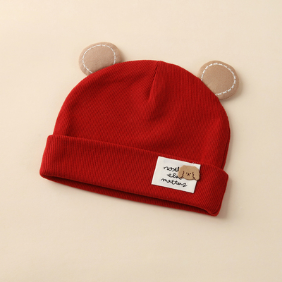 婴儿帽子0到3个月胎帽新生儿