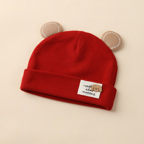 婴儿帽子0到3个月胎帽新生儿