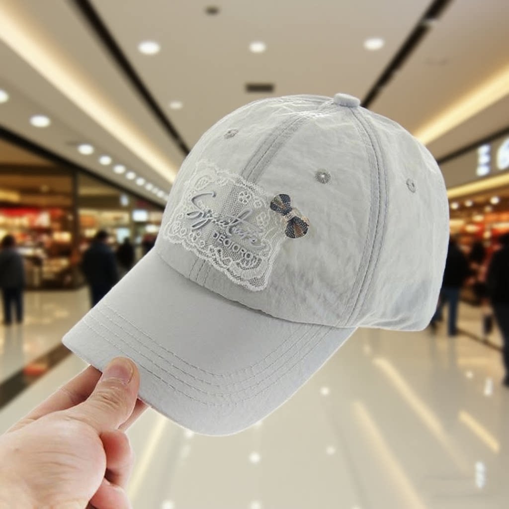 女童帽子夏季遮阳速干棒球帽儿童薄款防晒鸭舌帽户外出游女孩韩版