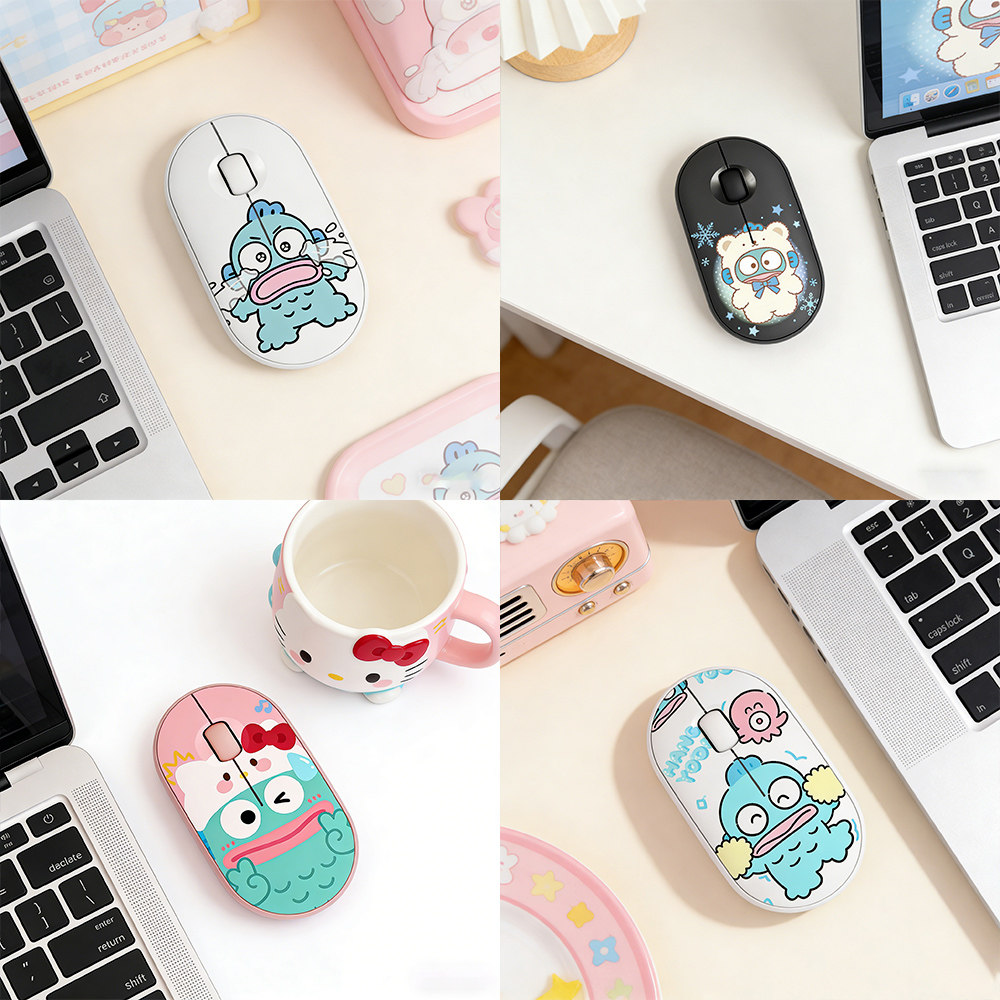 静音女生可爱卡通无线鼠标蓝牙充电式通用联想华硕苹果惠普笔记本