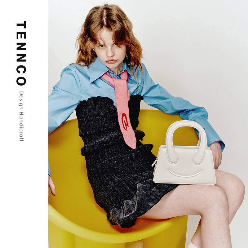TENNCO原创「小丑包」手提包女秋冬新款小众时尚通勤百搭斜挎包,箱包皮具/热销女包/男包,通用款女包,淘宝优惠券,粉丝福利购,淘宝优惠卷