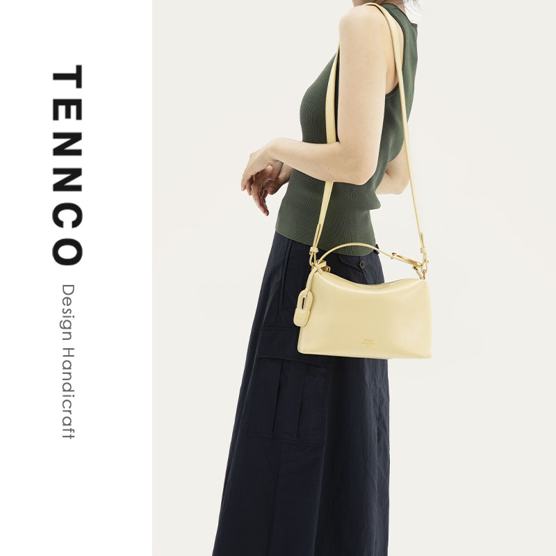 tennco小众设计款真皮手提包图片