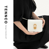 原创小众真皮女包时尚 TENNCO 小郁金香 百搭小方包单肩斜挎女包
