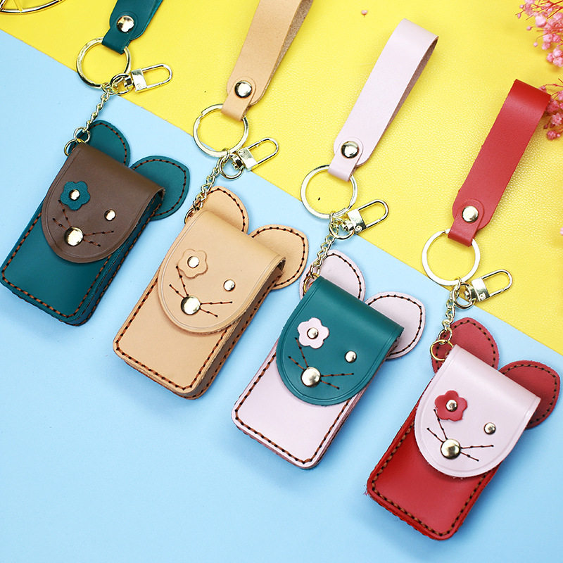 汽车钥匙包通用款头层牛皮纯手工卡通创意可爱女生钥匙套奥迪宝马