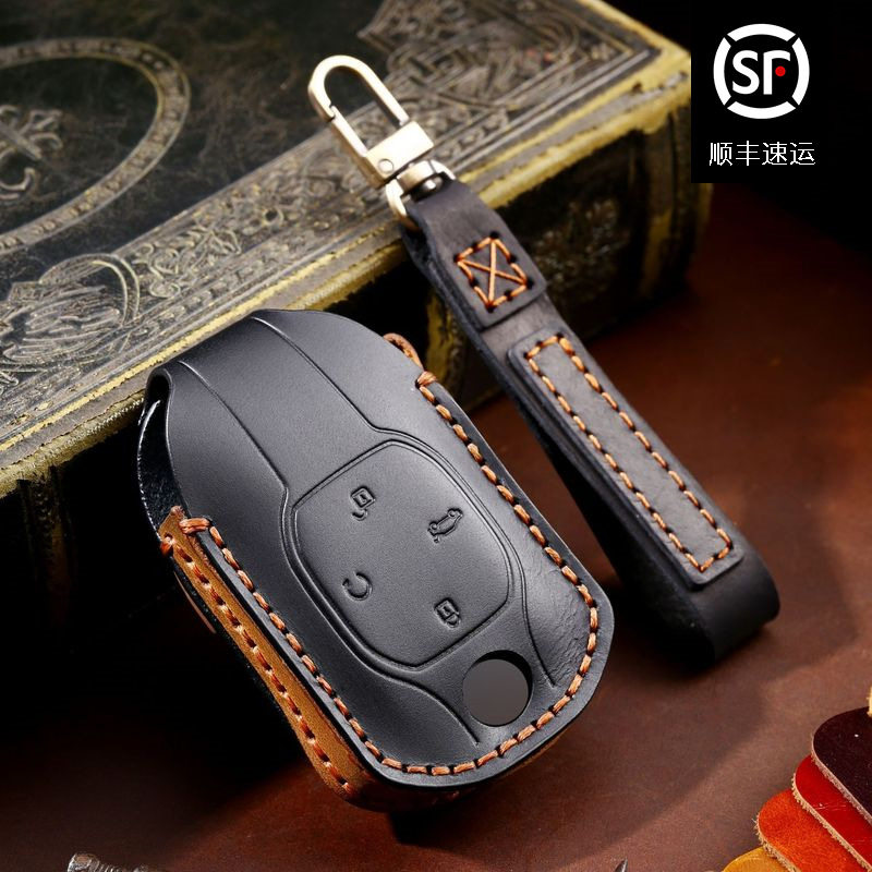 传祺影豹钥匙套新款GS8真皮高档