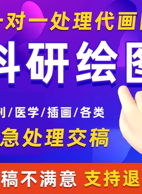 科研绘图代画sci期刊建模origin图片ppt医学机制生物科学示意摘要