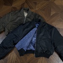 RTIMFD 3m蓝内力量感结构尼龙Bomber棉服ma1飞行员短宽保暖棉夹克