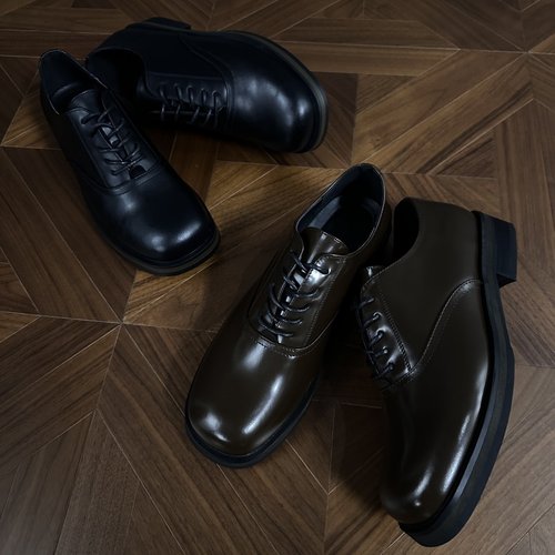 自带氛围感的增高皮鞋