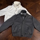 RTIMFD假两件双门禁可切换领50羊毛夹克正肩利落版型夹克外套春季