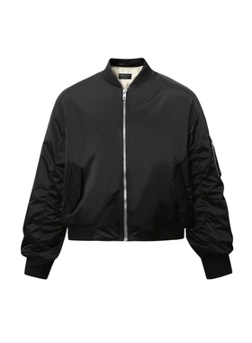 RTIMFD 3M美式MA1飞行夹克棒球bomber棉服短宽廓形三防保暖棉外套