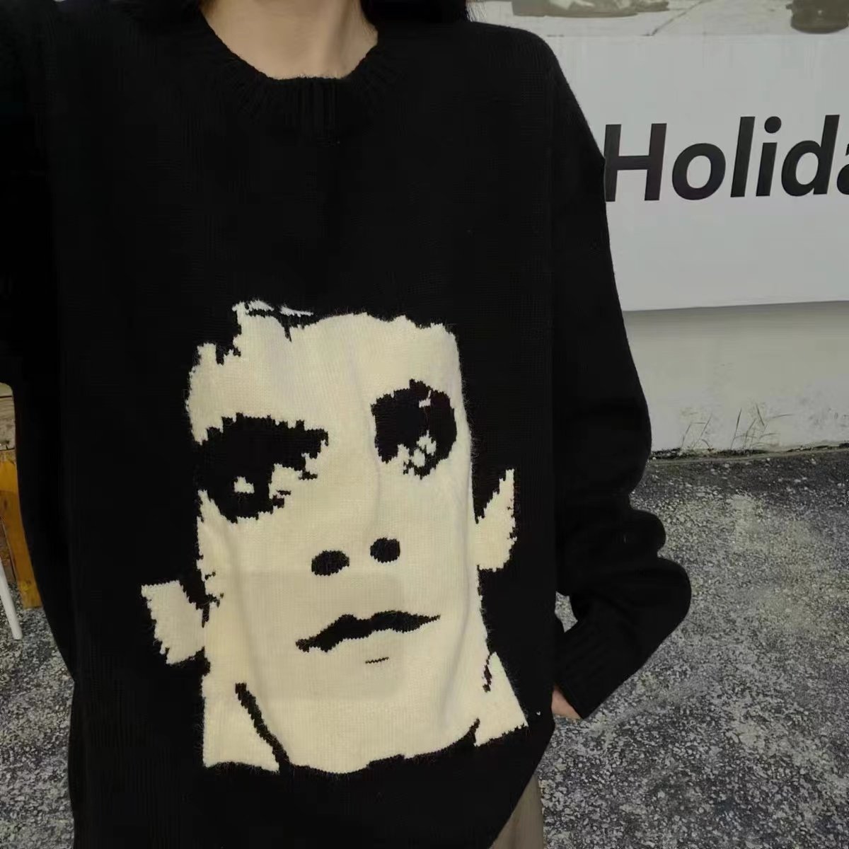 现货 ERD忧郁的富二代人像毛衣REED头像绝迹羊毛衫os版高街针织衫使用感如何?