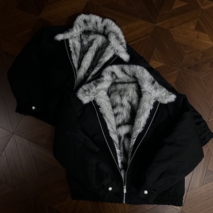 RTIMFD 猎装一件过冬500G环保狼毛棉服 三防狼王短宽外套厚座山雕