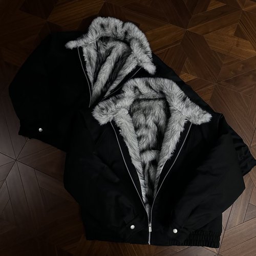 三防狼王短宽外套厚座山雕