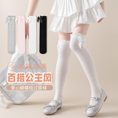 儿童长筒袜薄款夏季洛丽塔