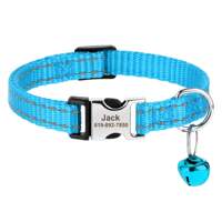 Personalized Printed Cat Collar Adjustable Kitten Puppy Coll thumbnail 7