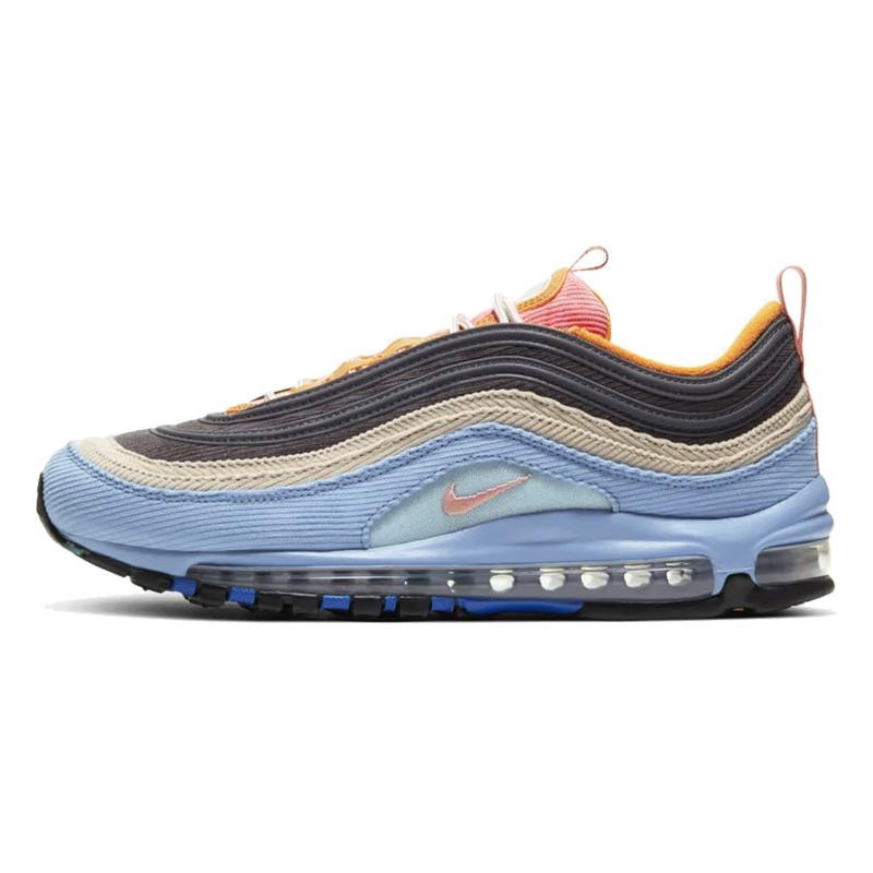 Nike Air Max 97 低帮 跑步鞋 男女同款 黑蓝