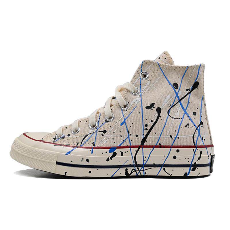 Converse 1970s 防滑耐磨 高帮 帆布鞋 男女同款 泼墨白