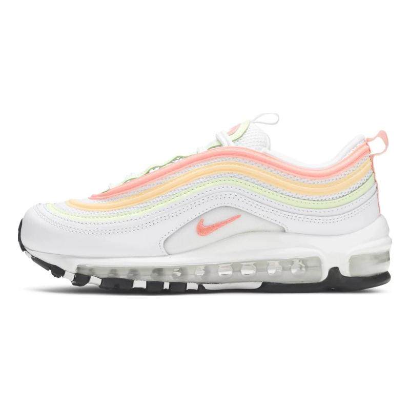 Nike Air Max 97 ESS 气垫缓震休闲运动鞋 女款 白甜瓜橙