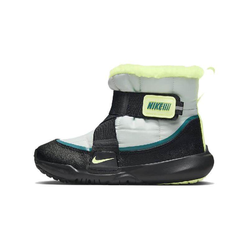 Nike Flex Advance 柔软舒适 防滑耐磨 儿童靴子 灰色 中小童