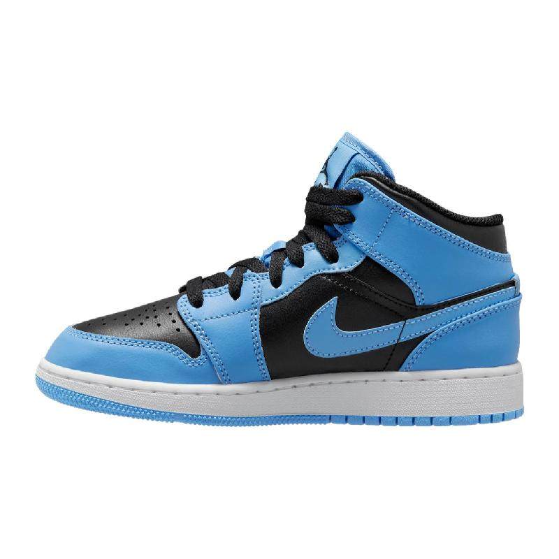 Air Jordan 1 Mid (GS) University Blue 潮流经典 防滑减震,运动鞋new,跑步鞋,淘宝优惠券,粉丝福利购,淘宝优惠卷