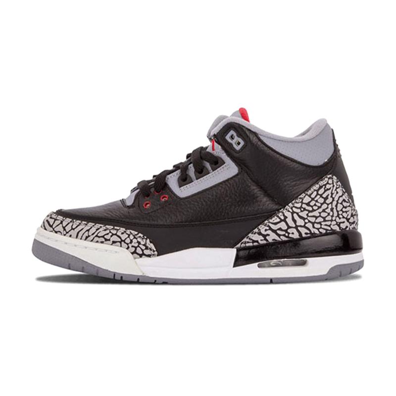 Jordan Air Jordan 3 Retro Black Cement 2018 高帮 复古篮
